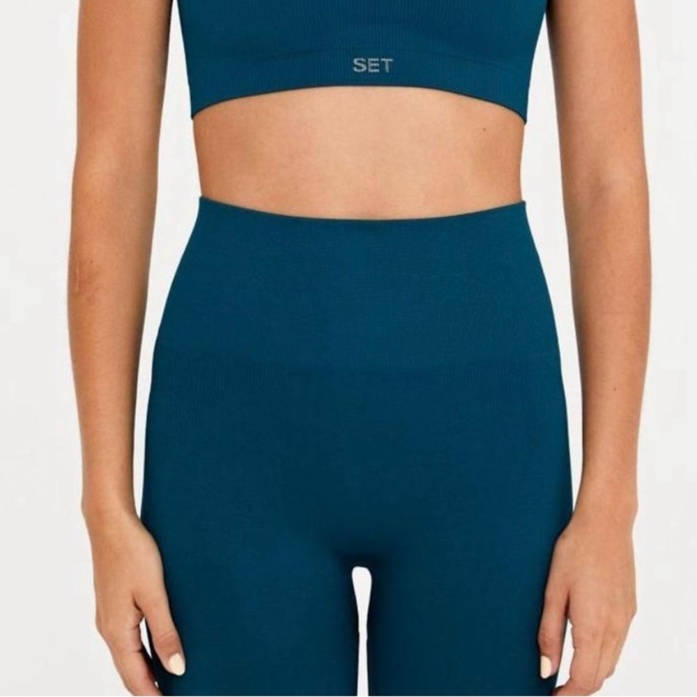 SET Active Sculptflex Bike Shorts in Cove